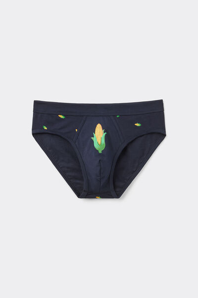 Slip van Superior Katoen met Print van Maïskolven
