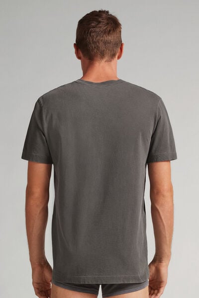 T-shirt en Coton Washed Collection
