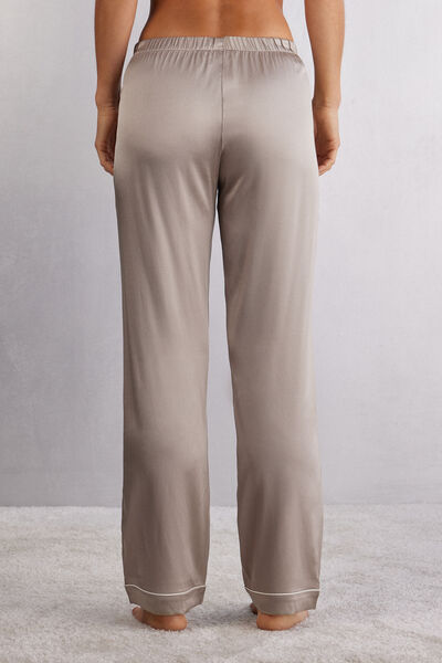Pantaloni Lungi din Mătase