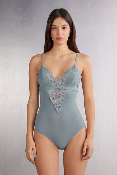 Body Cotone e Pizzo Embrace Simplicity