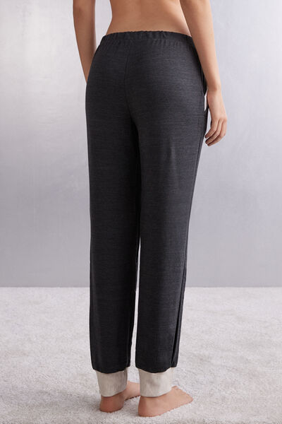 Pantalon jogger en modal avec laine BABY IT'S COLD OUTSIDE