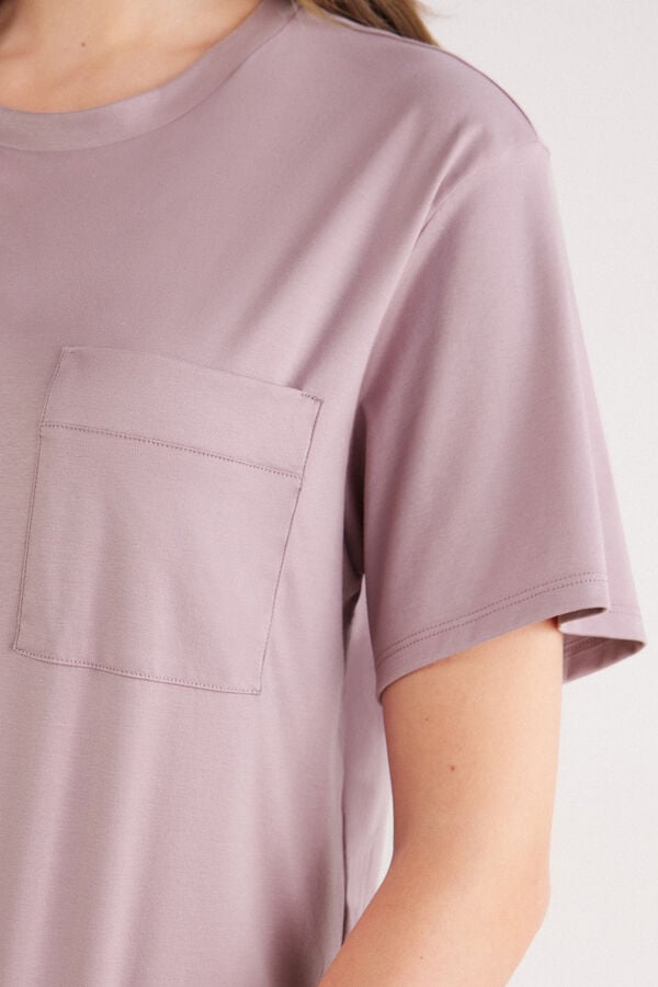 Tričko s Krátkym Rukávom z Bavlny Elevated Cotton