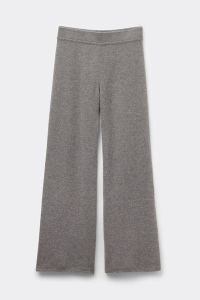 Pantaloni Lunghi a Palazzo 100% Cashmere