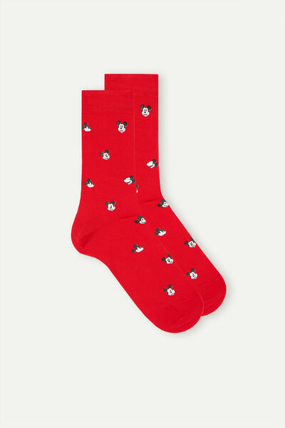 ©Disney Mickey Mouse Desenli Yumuşak Pamuklu Soket Çorap