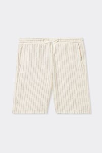 Korte Broek van verticaal gestreepte Sweatstof