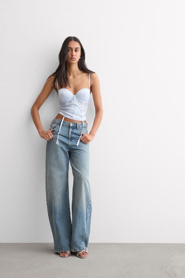 Anna Silky Flowers Basque