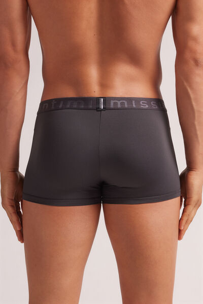 Boxer Shorts in Microfibre with Logo