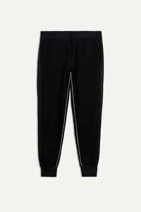 Sweatpants with Acetate Inserts