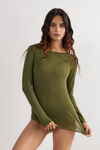 Boat Neck Modal Cashmere Ultralight Top