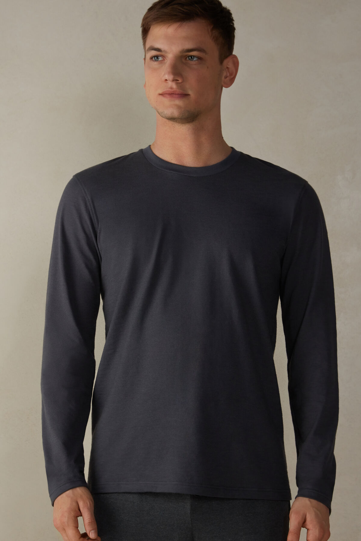 Slub Cotton Long Sleeve Top Intimissimi