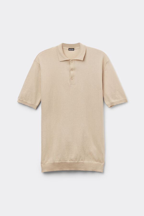 Polo manches courtes en maille de coton