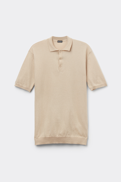 Polo Manica Corta in Maglia di Cotone
