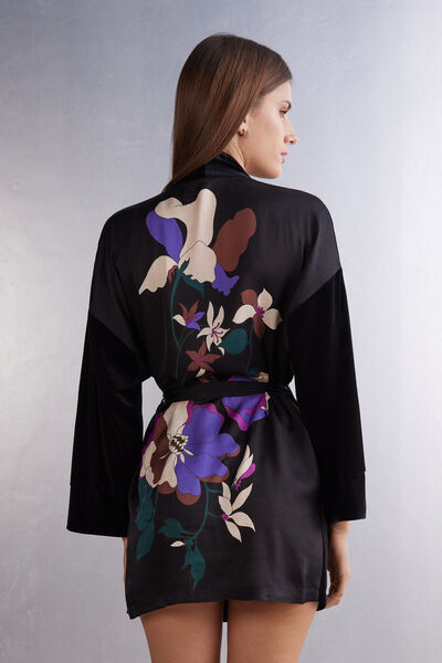 The Game of Seduction Velvet Kimono