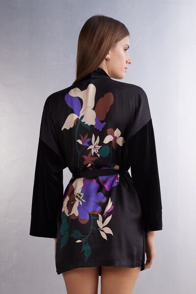 Intimissimi Living in Luxe Long Silk Robe