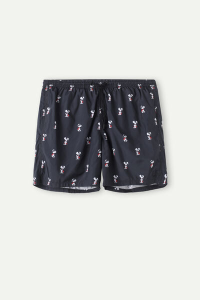 Snoopy-Print Swim Shorts