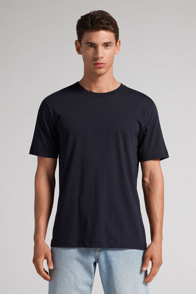 T-Shirt Regular Fit in Cotone Superior Extrafine