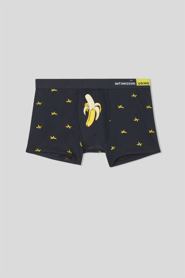 Oudrspo Boxer Intimo Da Uomo Con Motivo A Banana E Fiore Di Cartone Animato Con Elastico In Vita Per Uomo Adolescente 121846391