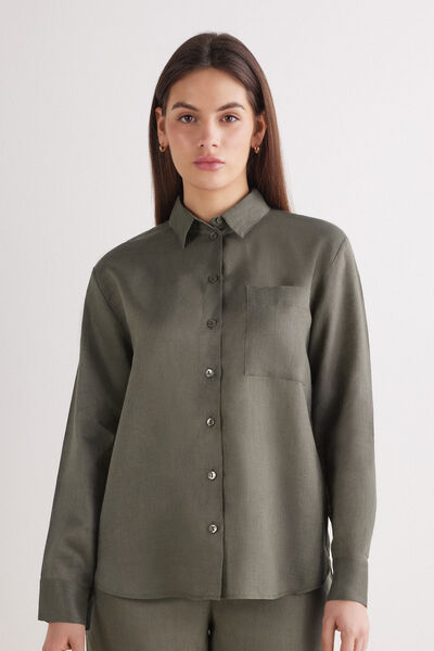Camicia in Tela di Lino The Pure Linen