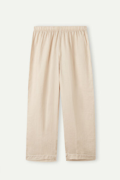 Yacht Night Linen Pyjama Bottoms