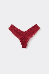 80s-Style Lace Brazilian Briefs