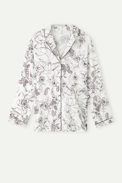 Pure Joy Long-Sleeved Satin Top