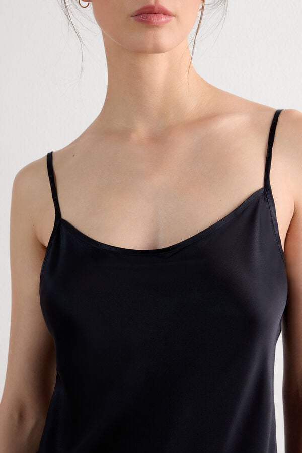 Midi-Length Slip in Silk