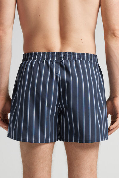 Boxershorts aus Tuchstoff Gemustert