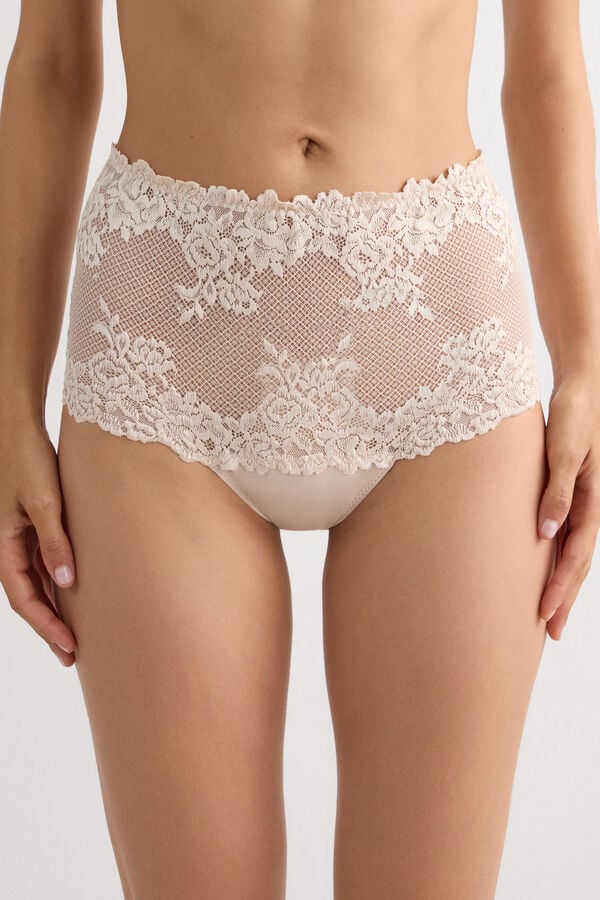 Shorty tanga PRETTY FLOWERS