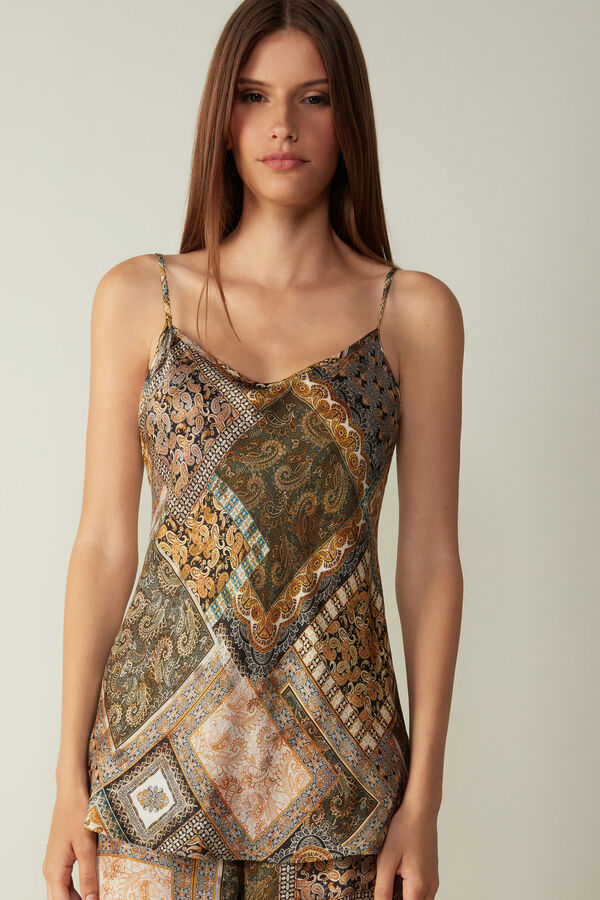 Nomadic Luxe Top in Satin Viscose