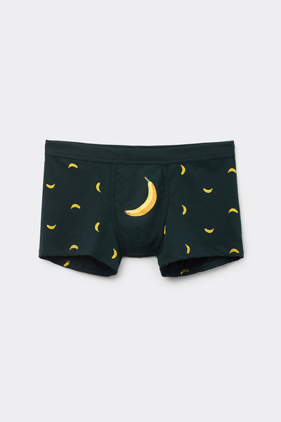 Boxershorts i Superior-bomull med banantryck