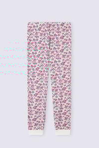 Pantalone Lungo con Polsino in Modal Life is a Flower