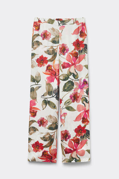 Imaginary Journey Viscose Satin Trousers