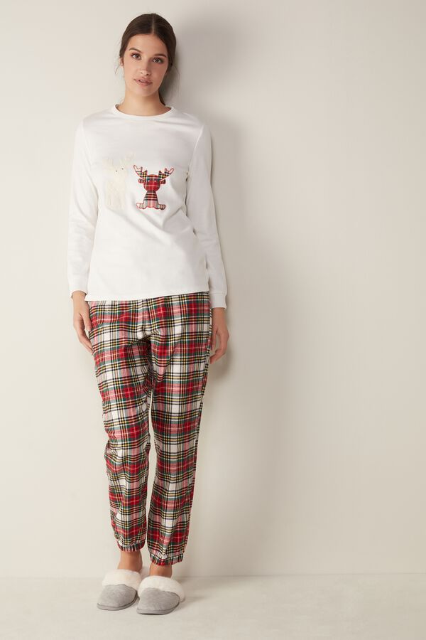 Reindeer Warm Cotton Pajamas