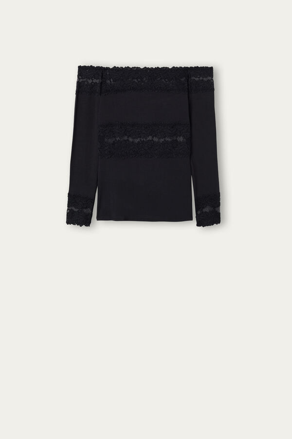 Maglia in Modal Pretty Flowers