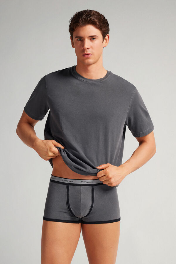 Boxer Washed Collection in Cotone Superior Elasticizzato