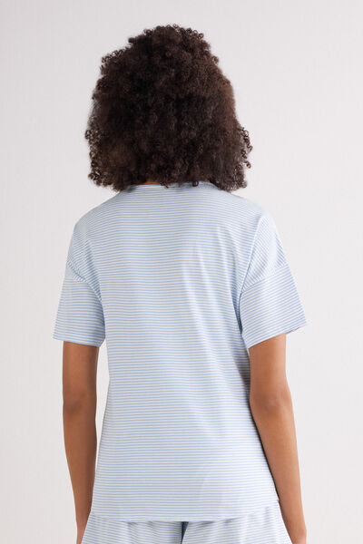 Maglia Manica Corta in Cotone Morning Portofino