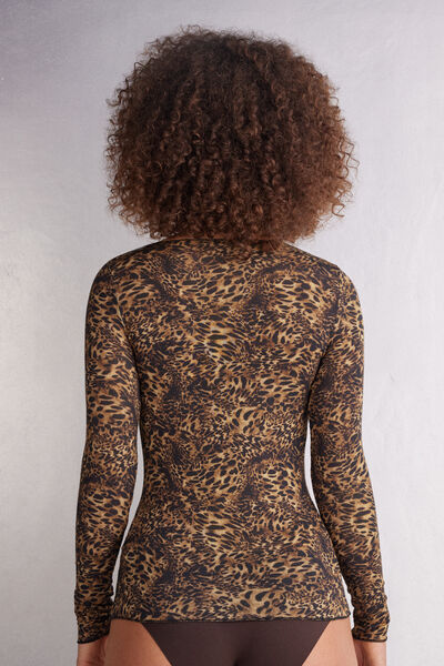 Maglia Manica Lunga Modal Ultralight con Cashmere Always Glamorous