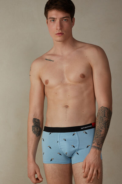 Boxershorts mit Tukan-Print aus elastischer Supima®-Baumwolle