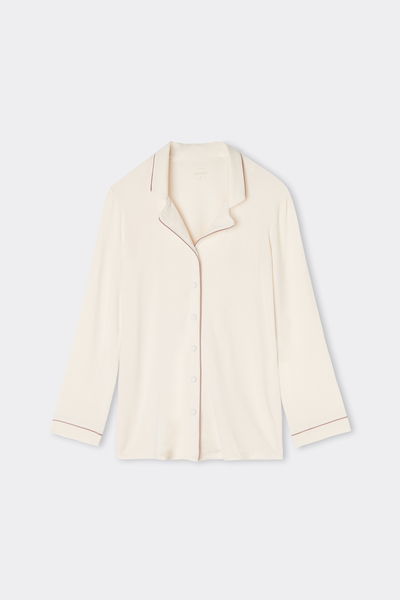 Long-Sleeve Micromodal Jacket