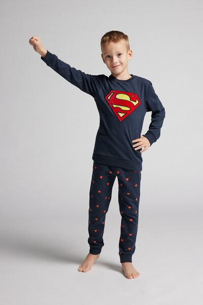 Pijama Largo de Niño DC Comics Superman de Algodón