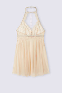 Babydoll en tulle et dentelle LIVING IN LUXE