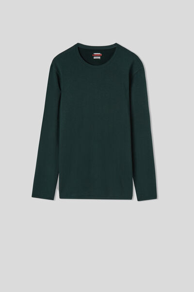 Long-Sleeve Modal-Cashmere Top