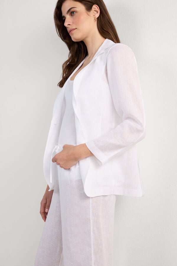 The Pure Linen リネンファブリック ジャケット