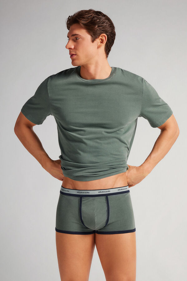Boxershorts Washed Collection i elastisk Superior-bomull