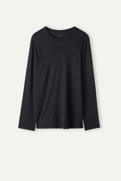 Langärmeliges Oversize-Shirt aus Supima®-Baumwolle