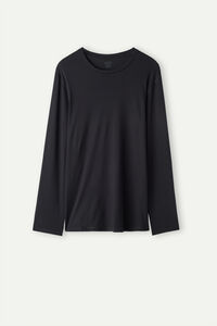 T-shirt oversize manches longues en coton Superior