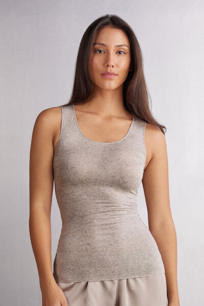 Modal Cashmere Ultralight Wide-Shoulder Top