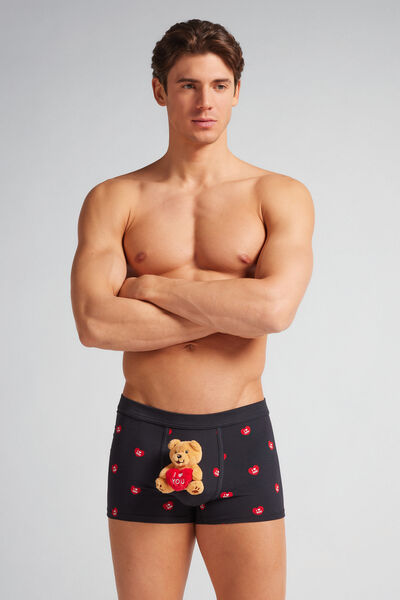 I Love You Pelüş Oyuncak Detaylı Superior Pamuk Boxer