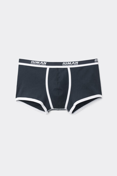 Boxer van Geribbeld Superior Katoen