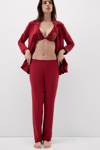 Pantalones de micromodal largos